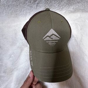 Pukka Green and Brown Two-Tone Hat